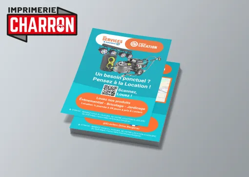Impression de flyers A5 recto verso Périgueux, Bergerac, Imprimerie Charron