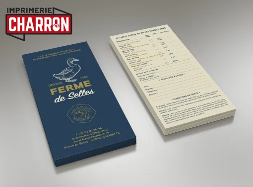 Conception et impression de flyers recto verso à Marmande, Bergerac, Imprimerie Charron