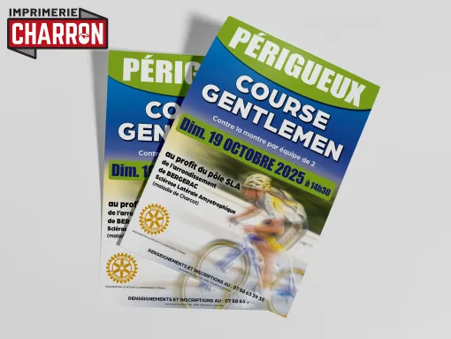 Impression de flyers couleur à Périgueux, Bergerac, Imprimerie Charron