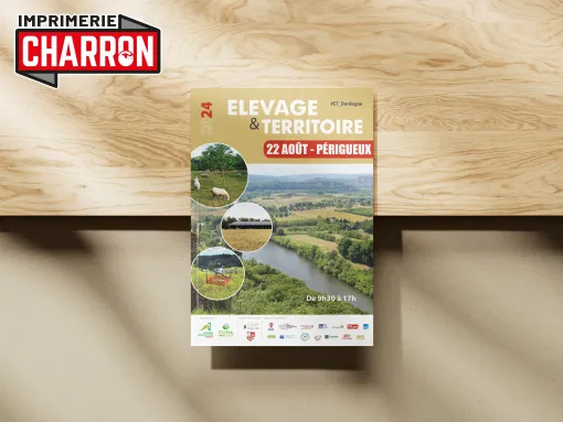 Impression de flyers à Périgueux, Bergerac, Imprimerie Charron