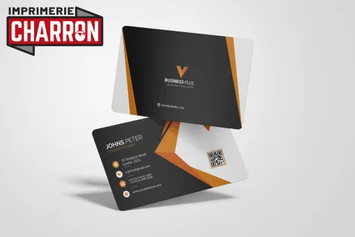 Création graphique et impression de cartes commerciales professionnelles, personnalisées et haut de gamme à Marmande, Bergerac, Imprimerie Charron
