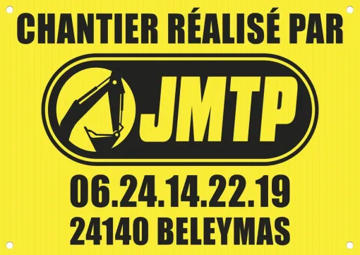 Réalisation de panneaux de chantier alvéolés à Périgueux, Bergerac, Imprimerie Charron