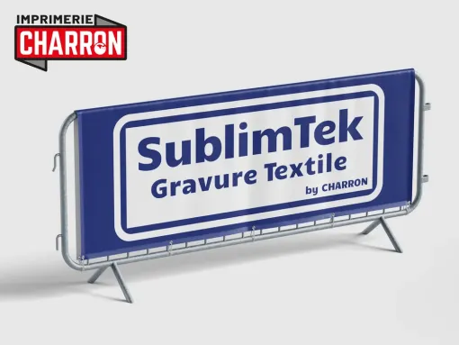 Création de bâche publicitaire en PVC à Périgueux, Bergerac, Imprimerie Charron