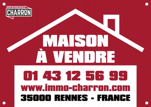 Réalisation de panneaux en PVC akylux® à Rennes, Bergerac, Imprimerie Charron