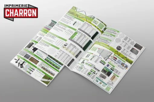 Réalisation de brochures format A4 livrable partout en France, Bergerac, Imprimerie Charron