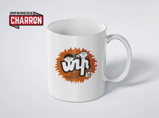 Impression de mugs personnalisés à Périgueux, Bergerac, Imprimerie Charron