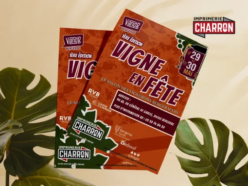 Impression de flyers A5 couleur à Bergerac, Bergerac, Imprimerie Charron